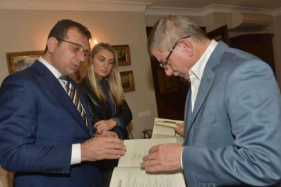İmamoğlu’ndan Davutoğlu ailesine ziyaret