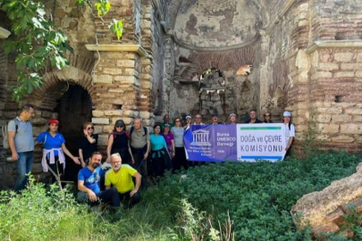 Bursa UNESCO Derneği'nden Tirilye'de 'antik' yürüyüş