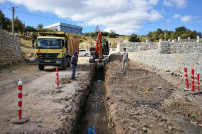 Kocaeli Körfez'in kırsalında altyapı çalışmaları