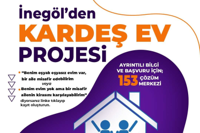 İnegöl’den örnek dayanışma: 'Kardeş Ev Projesi'başlatıldı