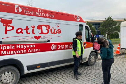 İzmit'in Patibüs'ü afet bölgesinde de devriyede