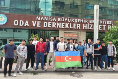 Azerbaycanlı öğrenciler Kula'da buluştu