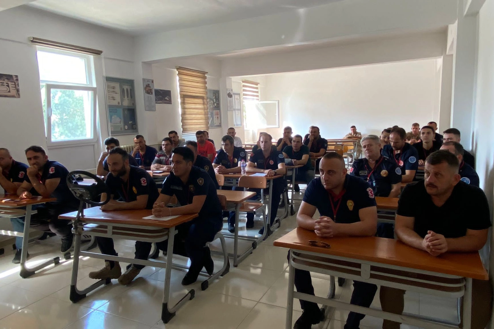 İtfaiyecilere ileri sürüş teknikleri eğitimi