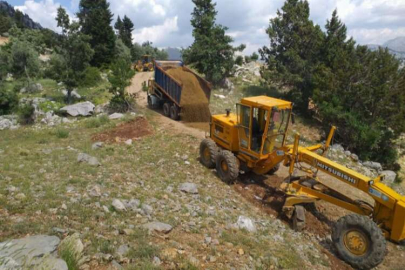 Büyükşehirden Akseki’nin yayla yollarına bakım