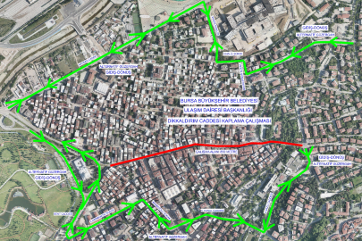 Dikkaldırım cadddesi'nde trafik düzenlemesi