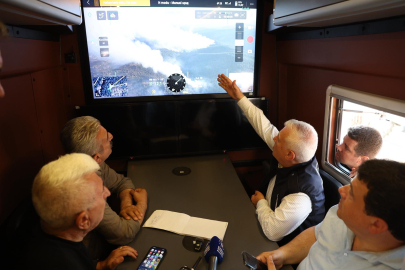 Başkan Bozbey, “Yangının 6 farklı bölgede bir anda başlamış olması düşündürücü”