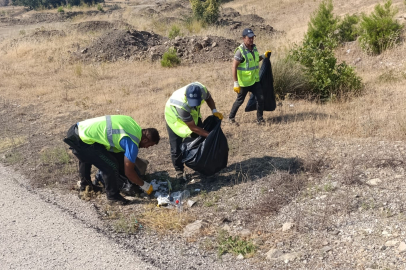 Büyükşehir’den yangın bölgelerinde çevre temizliği