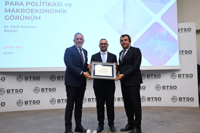 BTSO Merkez Bankası Başkanı Karahan’ı Bursa iş dünyası ile buluşturdu