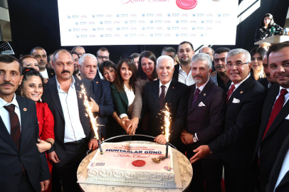 Muhtarlar gününde anlamlı buluşma