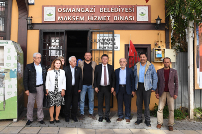 Başkan Aydın’dan Maksem Mahallesini mutlu eden ziyaret