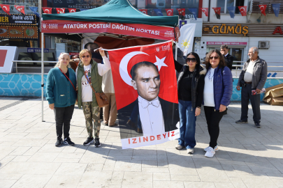 Bursa’nın cadde ve sokakları ‘Ata posterleri’ ile donatılıyor