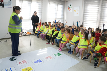 Osmangazi kreşlerinde miniklere iş güvenliği eğitimi