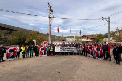 Nilüferliler, Ata’yı Mysia Yolları’nda andı