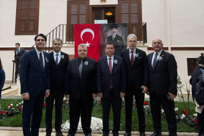 Başkan Aydın Selanik’te Atatürk’ü andı