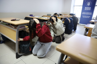 YKS Hazırlık Merkezi’nde deprem ve tahliye tatbikatı