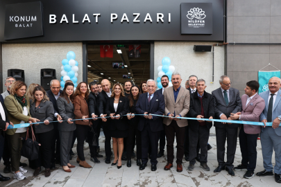 Nilüfer’in modern pazar alanı Balat’ta hizmete açıldı