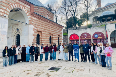 Yıldırımlı gençler Bursa’yı keşfediyor