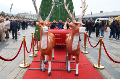 Yeni yıl heyecanı Osmangazi Meydanı’nda yaşanıyor
