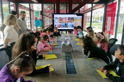Nilüfer’de çocuklar sanatla iç içe