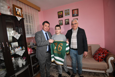 Başkan Aydın özel bireyin mutluluğuna ortak oldu