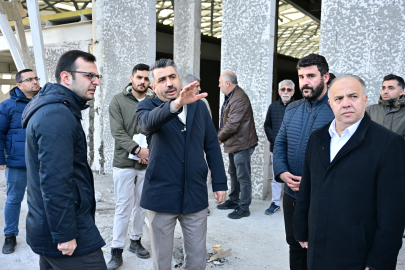 Piremir gençlik ve spor merkezi’nde çalışmalar devam ediyor