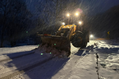 Nilüfer’de kar mesaisi