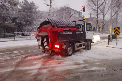 Osmangazi’de kar yağışına hızlı ve etkin müdahale