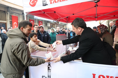 Başkan Aydın’dan kayınvalidesinin hayrına lokma ikramı