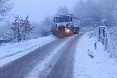 Bursa Büyükşehir’den kar mesaisi