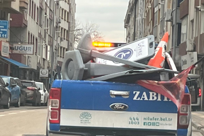 Nilüfer’de kaldırımlar işgallerden arındırılıyor