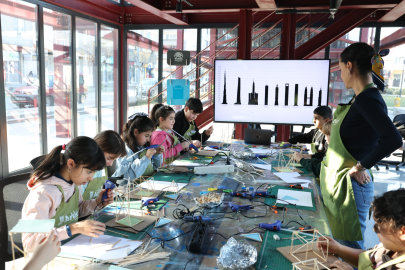 Nilüferli çocukların tatili dolu dolu geçiyor