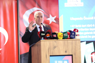Başkan Bozbey, Bursa’nın ulaşım haritasını açıkladı