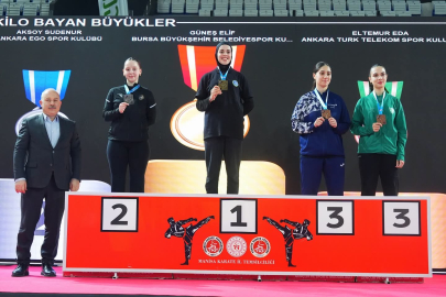Bursa Büyükşehir Belediyesporlu karateciler Türkiye Şampiyonası’nda 3’ü altın 6 madalya kazandı