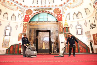 Osmangazi'de camiler Ramazan’a özenle hazırlandı