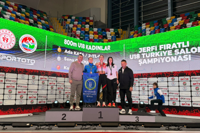 Bursa Büyükşehir Belediyesporlu Sena Çakmak Türkiye ikincisi