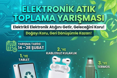 Elektronik atık toplama yarışmasında son gün 28 şubat