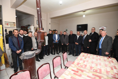 Başkan Erkan Aydın Hamitler’de vatandaşlarla buluştu