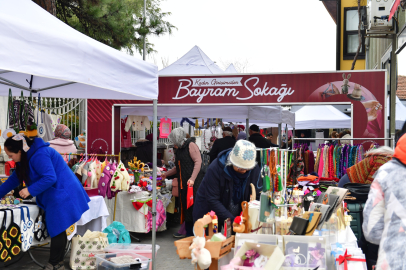 Kadın girişimciler bayram sokağı kapılarını açtı