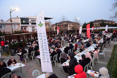 Osmangazi’de gönül sofraları Yenibağlar’da kuruldu