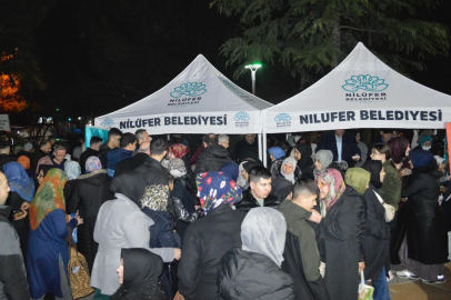 Nilüferliler Kadir Gecesi’nin maneviyatını yaşadı