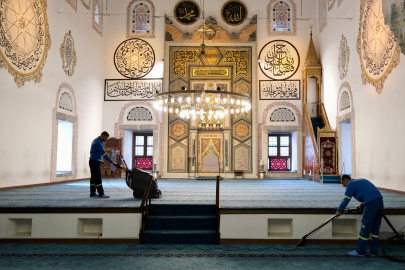 Yıldırım’da camilere bayram temizliği