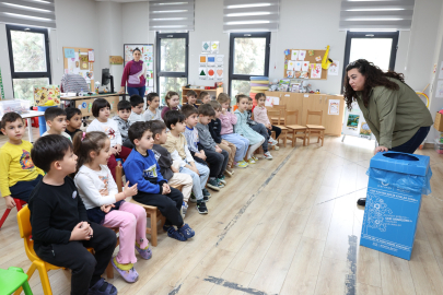 Nilüfer’de miniklere geri dönüşüm eğitimi