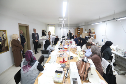 Başkan Taban’dan İNESMEK kursiyerlerine ziyaret