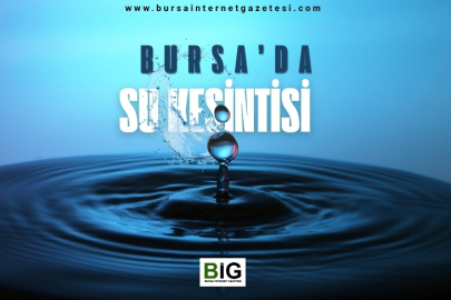 Osmangazi'de su kesintisi