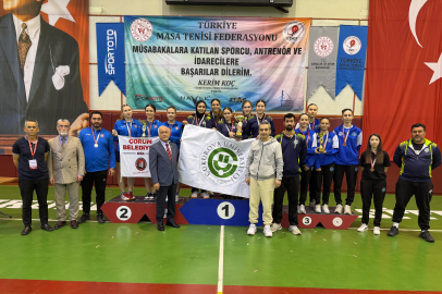 Bursa Büyükşehir Belediyespor Masa Tenisi Takımı sezonu dördüncü sırada tamamladı