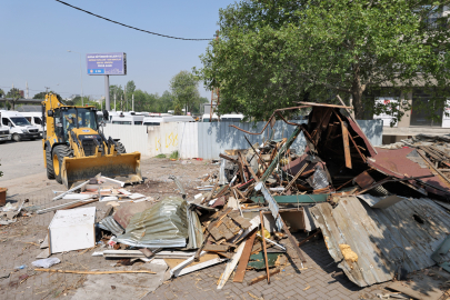 1050 Konutlar'daki yeşil alan işgalden kurtarıldı
