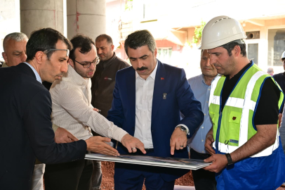 Yavuzselim kapalı pazar alanı’nda yol yarılandı