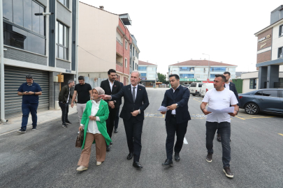 Ertuğrulgazi mahallesinde asfalt çalışması tamamlandı