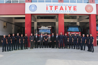 Başkan Vekili Şahin Biba'dan İtfaiye personeli’ne bayram ziyareti