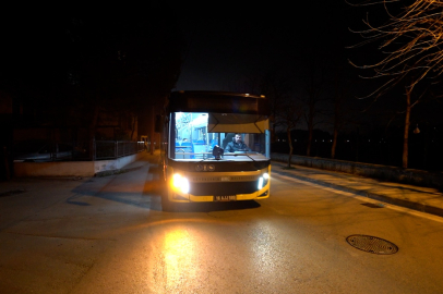 Bursa’da gece seferleri devam ediyor